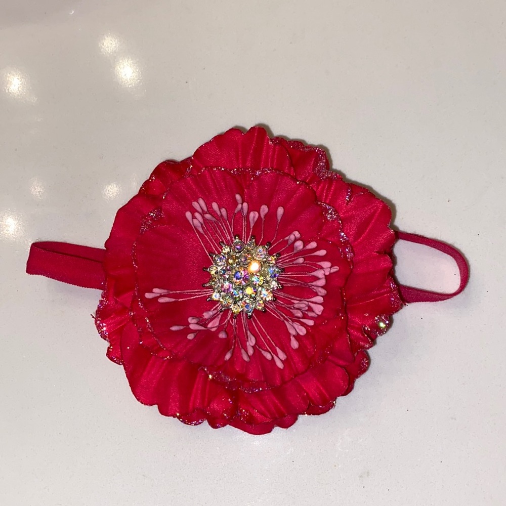 💖 One Pink Tieks Flower 💖